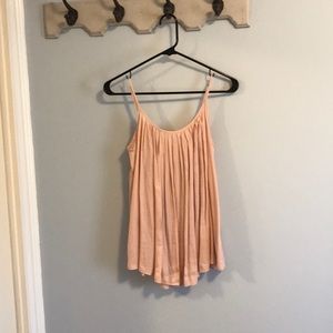 Blush Gap Pleated Tank Top